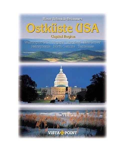 Ostküste USA. Capital Region: Washington D.C., Virginia, Maryland, New Jersey, Pennsylvania, North Carolina, Tennessee