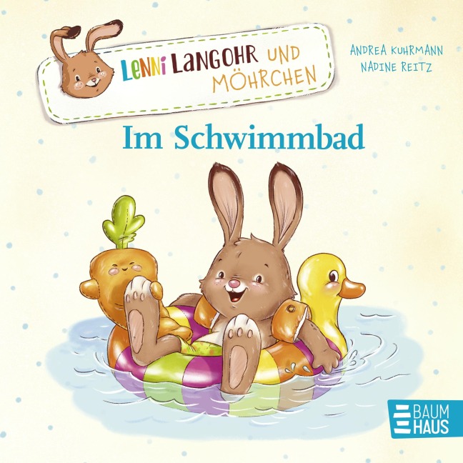 Lenni Langohr und Möhrchen im Schwimmbad: Mit Hase Lenni Langohr einen Ausflug ins Schwimmbad machen und spielerisch den Wortschatz fördern, für Kinder ab 2 Jahren