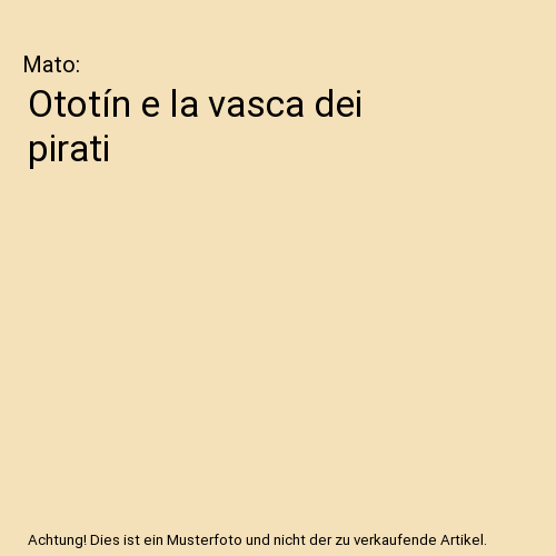 Ototín e la vasca dei pirati