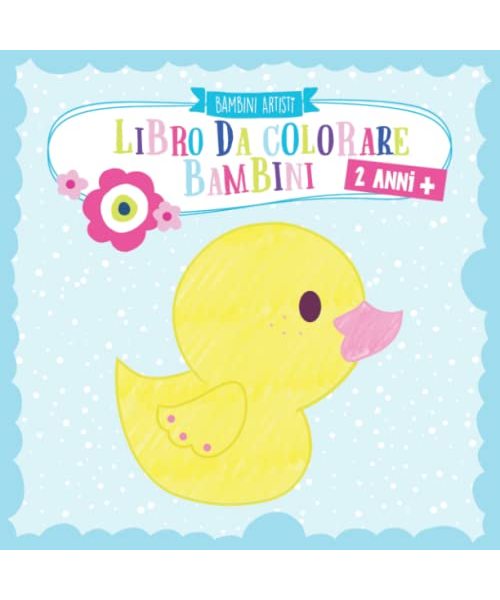 Libro da colorare bambini 2 anni +: colorare e scarabocchiare le prime parole per ragazze e ragazzi con animali, veicoli, sole, luna e stelle