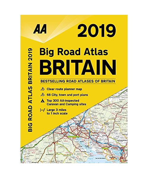 Big Road Atlas Britain 2019 Sp