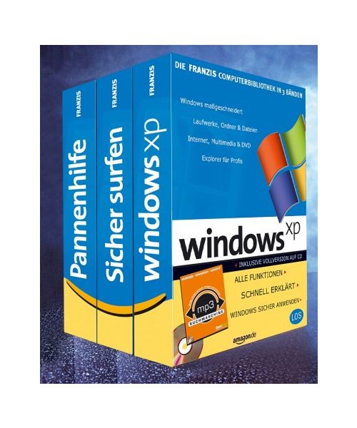 Die Computerbibliothek - über 1000 Seiten! Windows XP - Sicher Surfen - Pannenhilfe. Inkl. Vollversion MP3 Suchmaschine. Amazon.de Sonderausgabe.