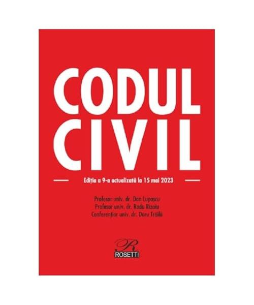 Codul Civil. Actualizat Mai 2023
