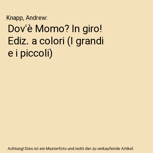 Dov'è Momo? In giro!