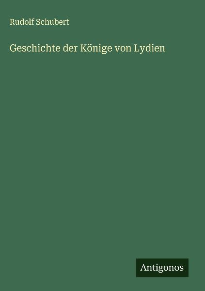 Geschichte der Könige von Lydien