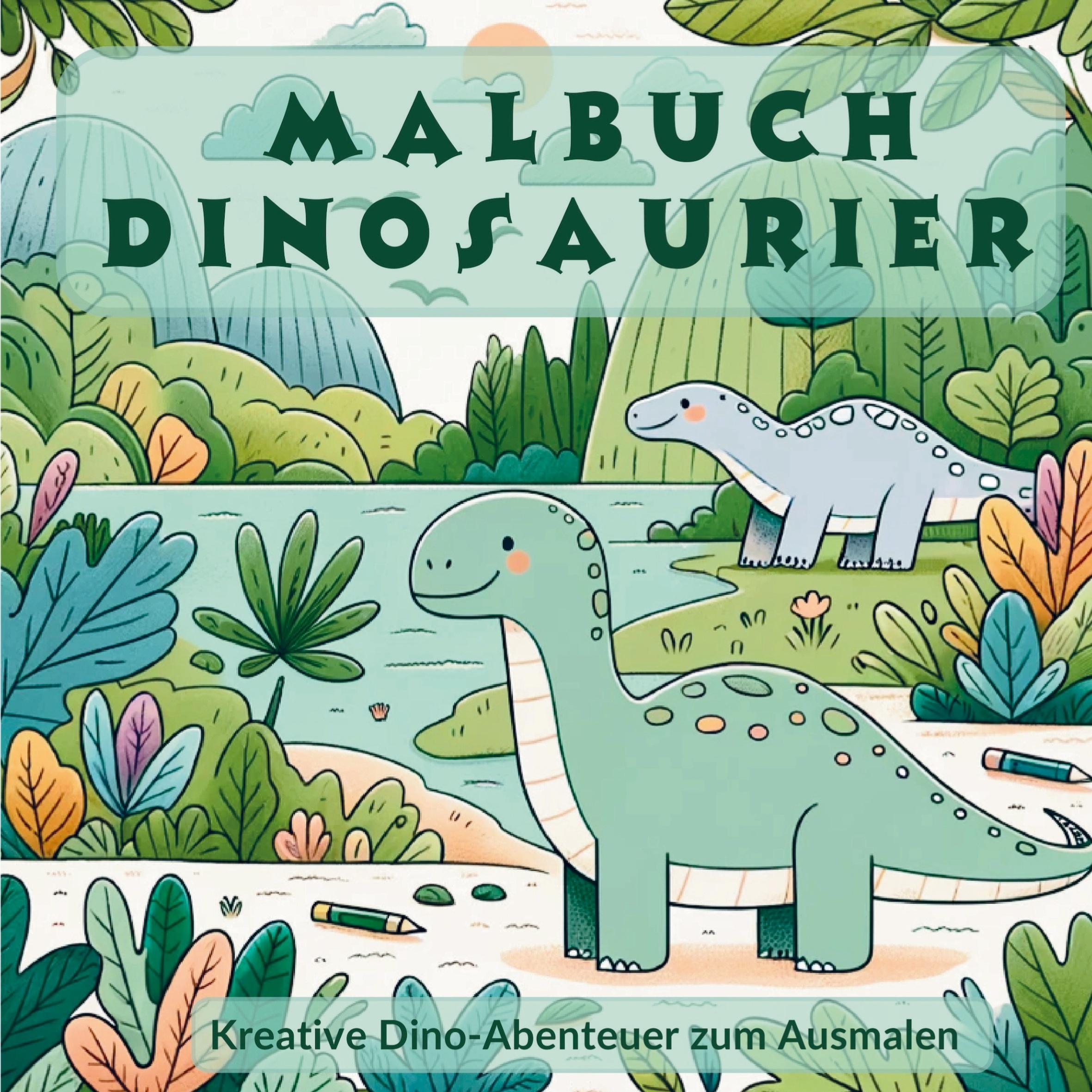 Dinosaurier Malbuch für Jungen: Reise in die Urzeit!: Entdecke die faszinierende Welt der Dinosaurier mit 50 einzigartigen Dino-Motiven und lasse deiner Fantasie freien Lauf.