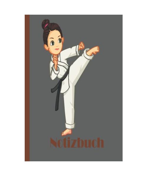 Karate Notizbuch: Karate Notizbuch breit liniert, liniertes Papier-Notizbuch für Schule, Studenten, Geschenk für Kinder, Jungen, Mädchen, Karate-Notizbuch, Karate Liebhaber