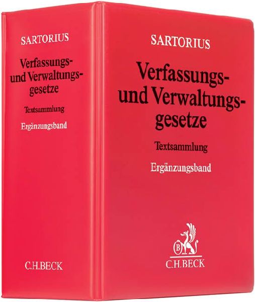 Verfassungs- und Verwaltungsgesetze 1 der Bundesrepublik Deutschland. Ergänzungsband (ohne Fortsetzungsnotierung). Inkl. 68. Ergänzungslieferung