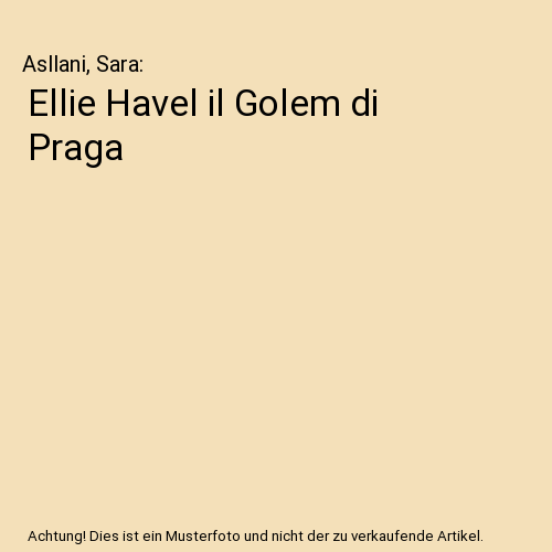 Ellie Havel il Golem di Praga