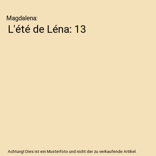 L'été de Léna: 13