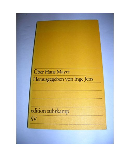 Über Hans Mayer (N2T)