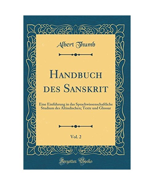 Handbuch des Sanskrit, Vol. 2