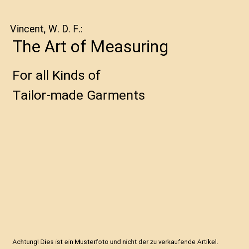 The Art of Measuring