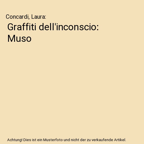 Graffiti dell'inconscio: Muso