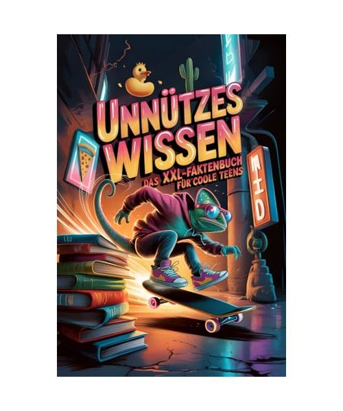 Unnützes Wissen – Das XXL-Faktenbuch für coole Teens: 400+ schräge Fakten aus Wissenschaft, Natur & Tieren, Menschen, Technik & Co. – perfekt zum Staunen, Lachen & Angeben