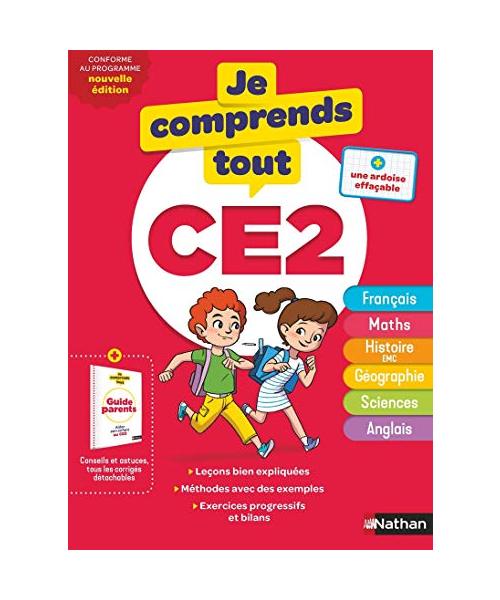 Je comprends tout CE2 (Toutes les matieres) (JCT TOUT EN UN PRIMAIRE)