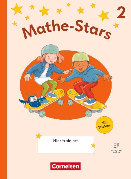 Mathe-Stars 2. Schuljahr - Regelkurs Ausgabe 2025 - Übungsheft mit Lösungen und digitalen Medien