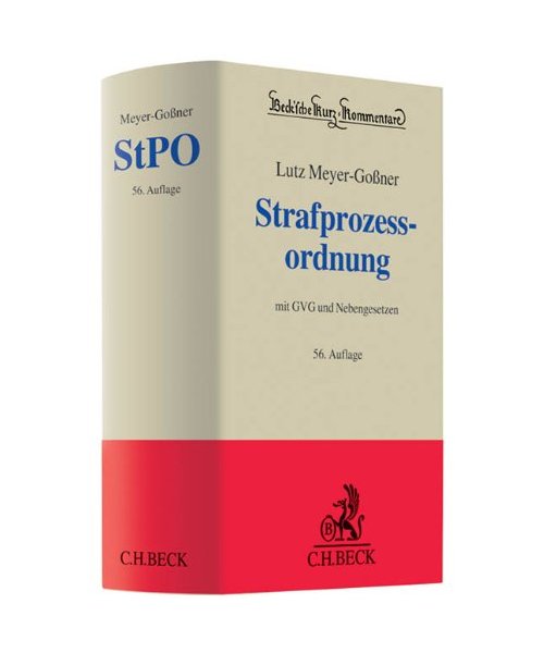 Strafprozessordnung (STPO)