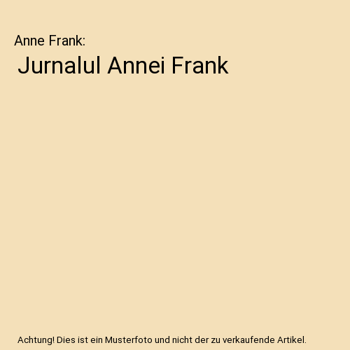 Jurnalul Annei Frank