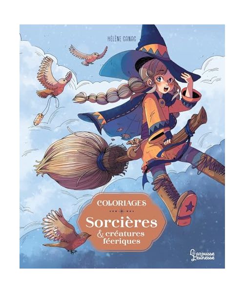 Coloriages - Sorcières et créatures féériques