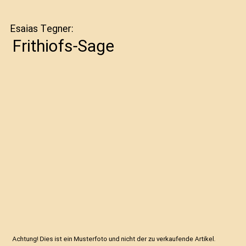 Frithiofs-Sage