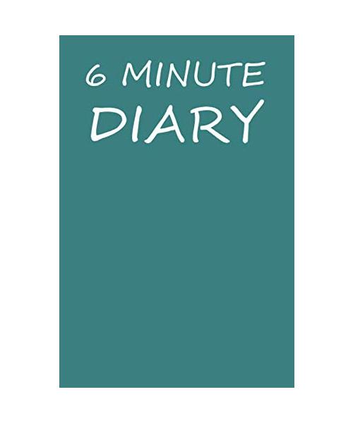 6 Minute Diary: 6 Minutes a Day (Sky Blue) | A Simple and Effective Gratitude Journal and Undated Guided Journal | The Perfect Gift | Mindfulness, Happiness and Productivity