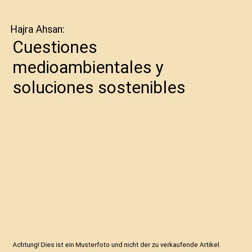 Cuestiones medioambientales y soluciones sostenibles