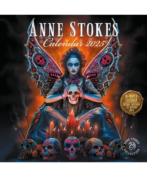 Anne Stokes 2025 30X30 Broschürenkalender