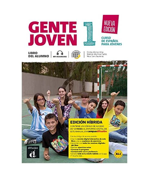 Gente joven 1 - Nueva edicion - Edicion hibrida - Libro del alumno + audio MP3. A1.1