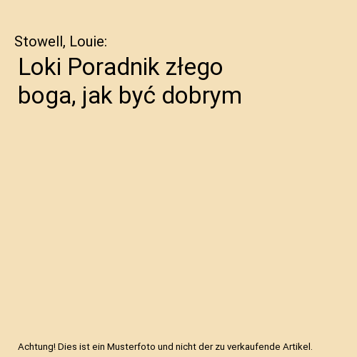 Loki Poradnik złego boga, jak być dobrym