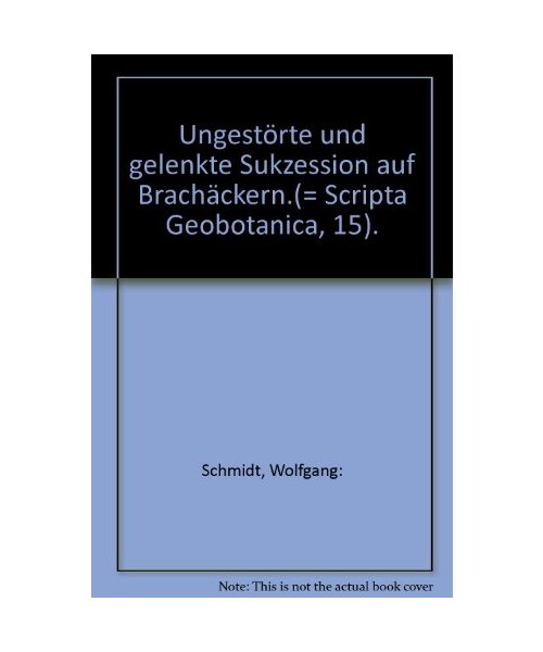 Ungestörte und gelenkte Sukzession auf Brachäckern
