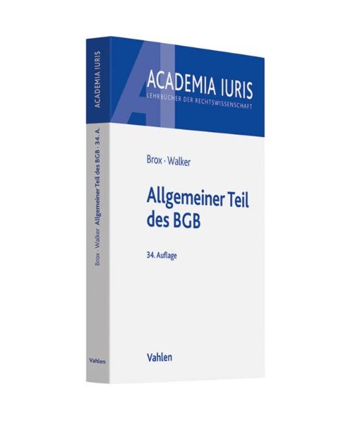 Allgemeiner Teil des BGB
