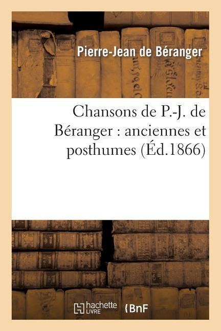 Chansons de P.-J. de Béranger