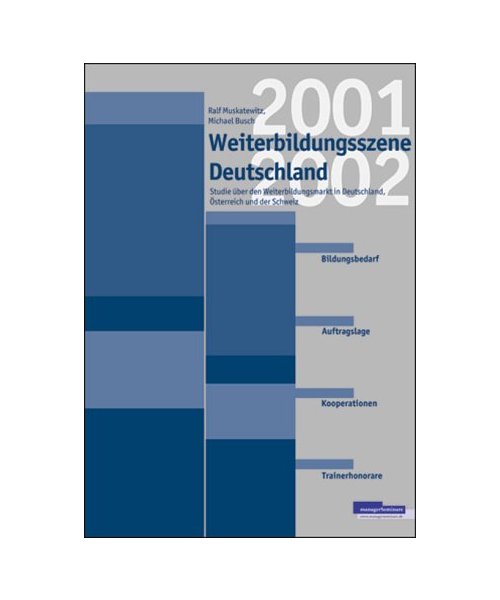 Weiterbildungsszene Deutschland 2001/2002: Studie über den Weiterbildungsmarkt in Deutschland, Österreich und der Schweiz