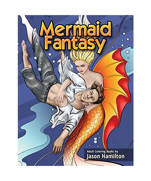 Mermaid Fantasy: Adult Coloring Book