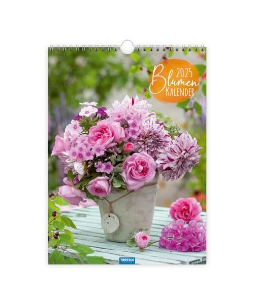 Trötsch Classickalender Blumenkalender 2025