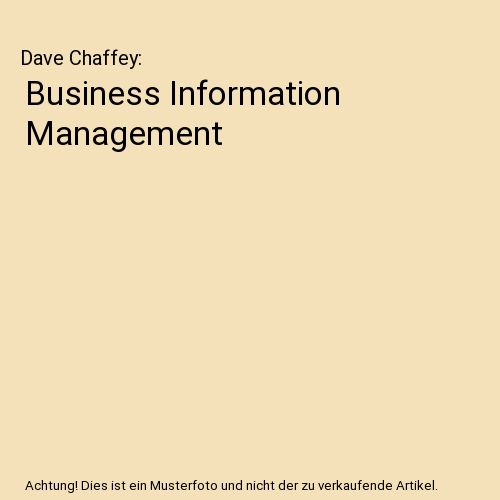 Business Information Management