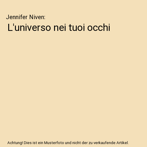 L'universo nei tuoi occhi