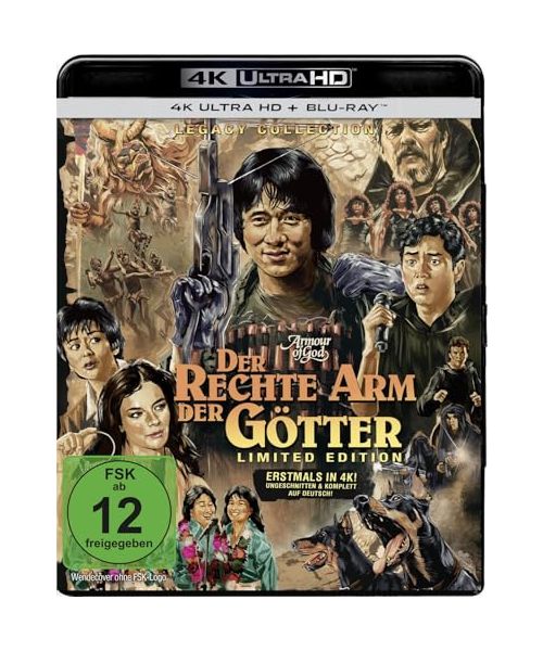 Armour of God - Der rechte Arm der Götter - Legacy Collection LTD. - 4K HDR 2-Disc Limited Edition (4K Ultra HD) (+ Blu-ray)