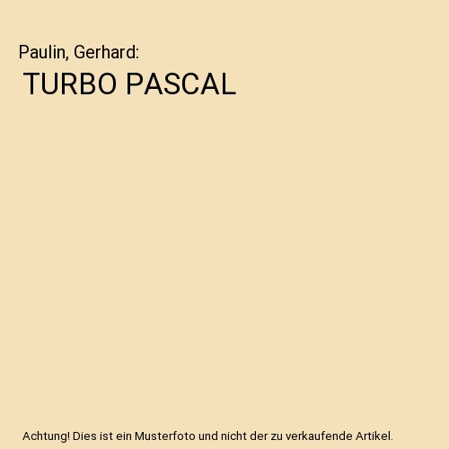 TURBO PASCAL