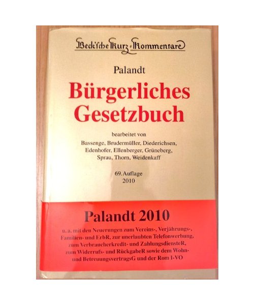 Bürgerliches Gesetzbuch