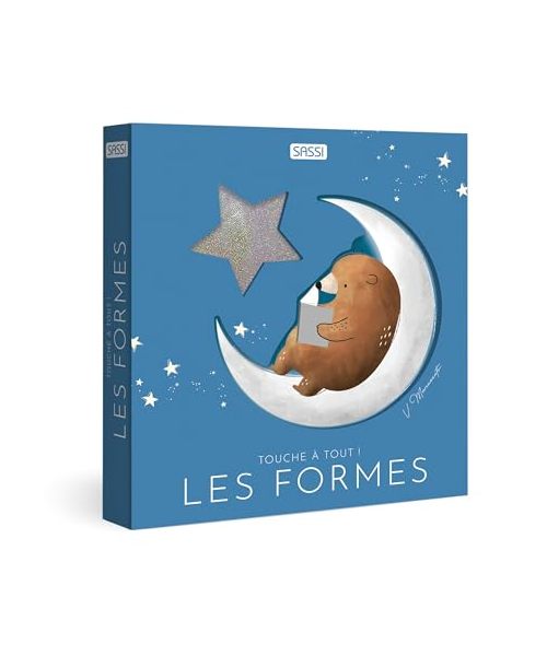 Les formes. Touch & feel. Touche à tout! Ediz. illustrata (Sassi junior)