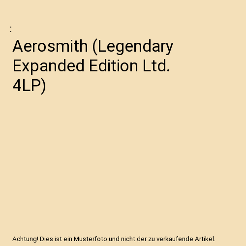 Aerosmith (Legendary Expanded Edition Ltd. 4LP)