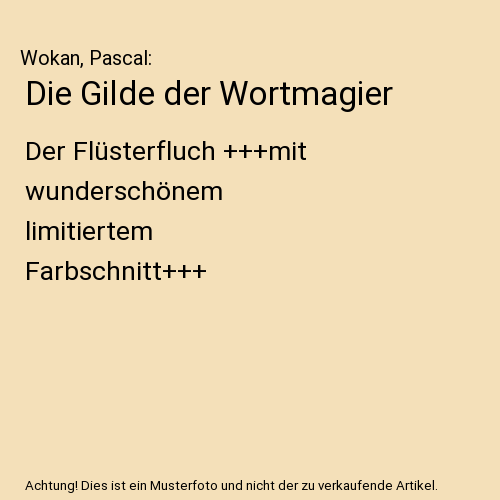 Die Gilde der Wortmagier