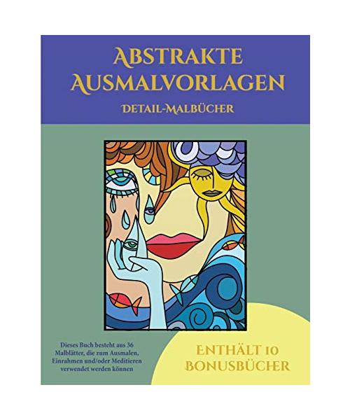 Detail-Malbücher (Abstrakte Ausmalvorlagen)