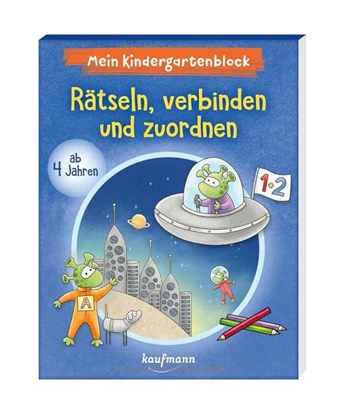 Mein Kindergartenblock - Rätseln, verbinden und zuordnen