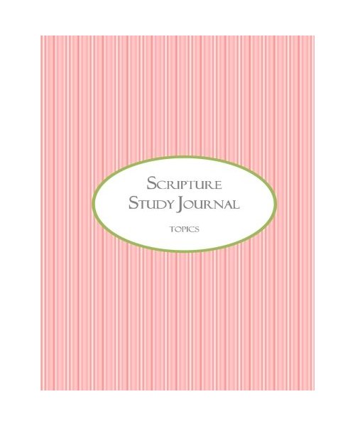 Scripture Study Journal: 1