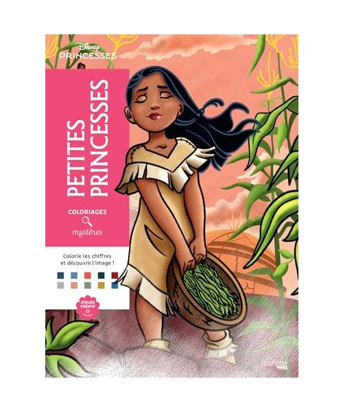 Coloriages mystères Disney - Petites princesses