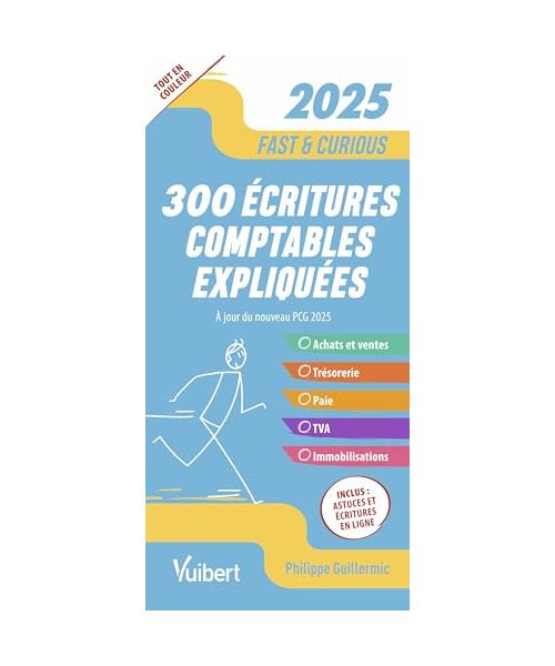 Fast & Curious - 300 écritures comptables expliquées, à jour du nouveau PCG: Toutes les écritures indispensables, commentées et expliquées