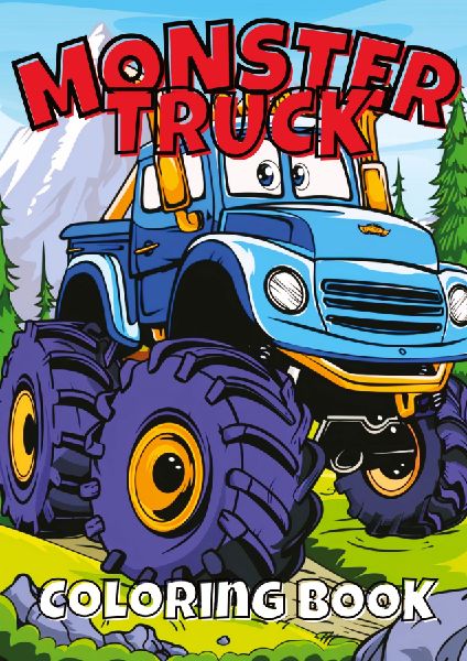 Mega Monster Trucks Coloring Adventure
